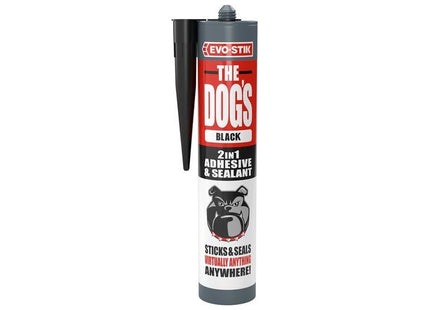 Evo-Stik The Dog's Multipurpose Adhesive & Sealant Black 290ml EVO-STIK - RockBottom Northamptin