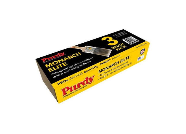 Purdy® Monarch™ Elite™ Paint Brush Set, 3 Piece Purdy® - RockBottom Nothampton