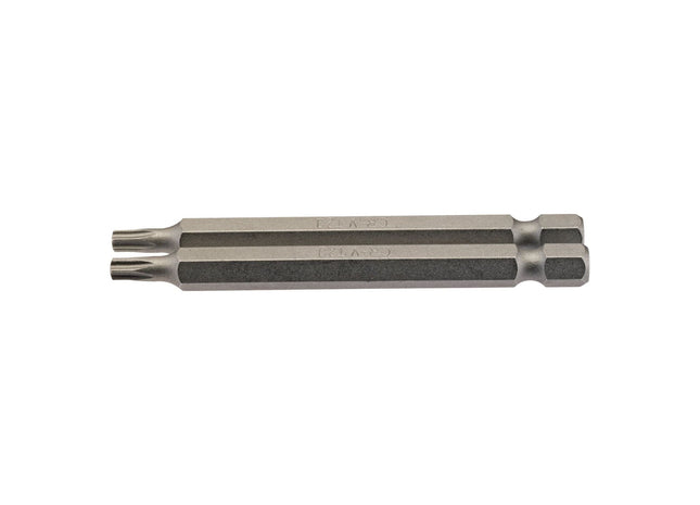 Draper TX-STAR Insert Bit, 1/4" Hex, 75mm Long, T20 (Pack of 2) Draper - Town Tools 