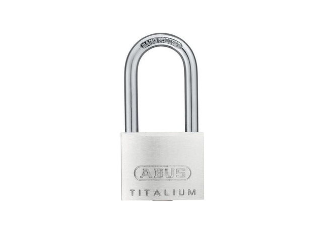 Abus Mechanical 64TI/40mm TITALIUM™ Padlock 40mm Long Shackle Carded ABUS Mechanical - RockBottom Northampton 