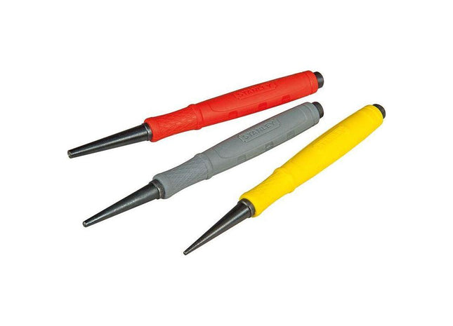 Stanley® Hand Tools DynaGrip™ Nail Punch Set, 3 Piece STANLEY® Hand Tools - RockBottom Nothampton