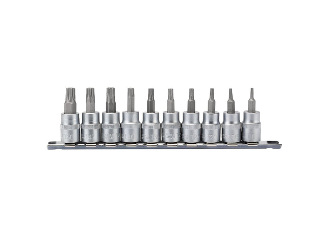 Draper TX-STAR Plus Socket Bit Set, 3/8" Sq. Dr., 48mm (10 Piece) Draper - Town Tools 