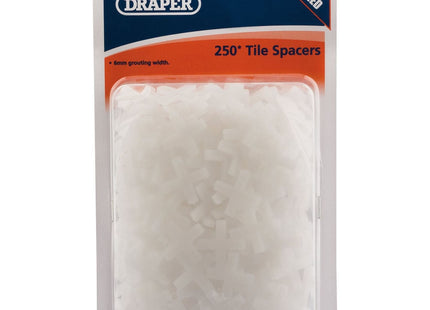 Draper Tile Spacers, 6mm (Approx 250) 83374 Draper - Town Tools 