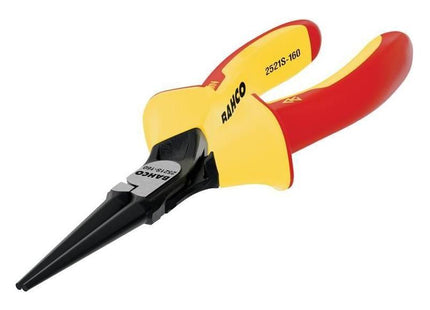 Bahco 2521S ERGO™ Insulated Round Nose Pliers 160mm (6.1/4in) Bahco - RockBottom Northampton
