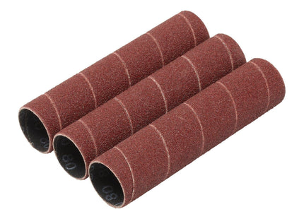 Draper Aluminium Oxide Sanding Sleeves, 25 x 115mm, 80 Grit (Pack of 3) Draper - Town Tools
