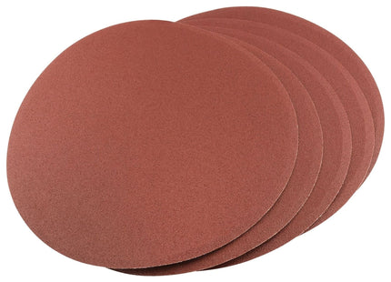 Draper Self-Adhesive Aluminium Oxide Sanding Discs, 200mm, 100 Grit (Pack of 5) Draper - Town Tools 