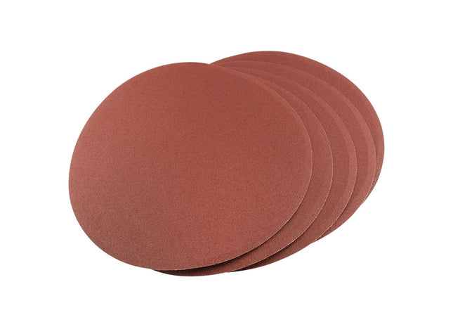 Draper Self-Adhesive Aluminium Oxide Sanding Discs, 200mm, 100 Grit (Pack of 5) Draper - Town Tools 
