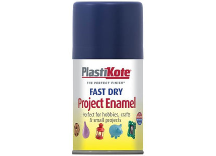 Plastikote Fast Dry Enamel Aerosol Night Blue 100ml PlastiKote - RockBottom Nothampton