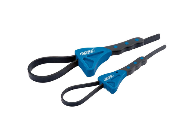 Draper Soft Grip Strap Wrench Set (2 Piece) 43863 Draper - Town Tools 