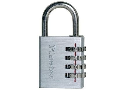 Master Lock Aluminium 40mm 4-Digit Combination Padlock Master Lock - RockBottom Northampton