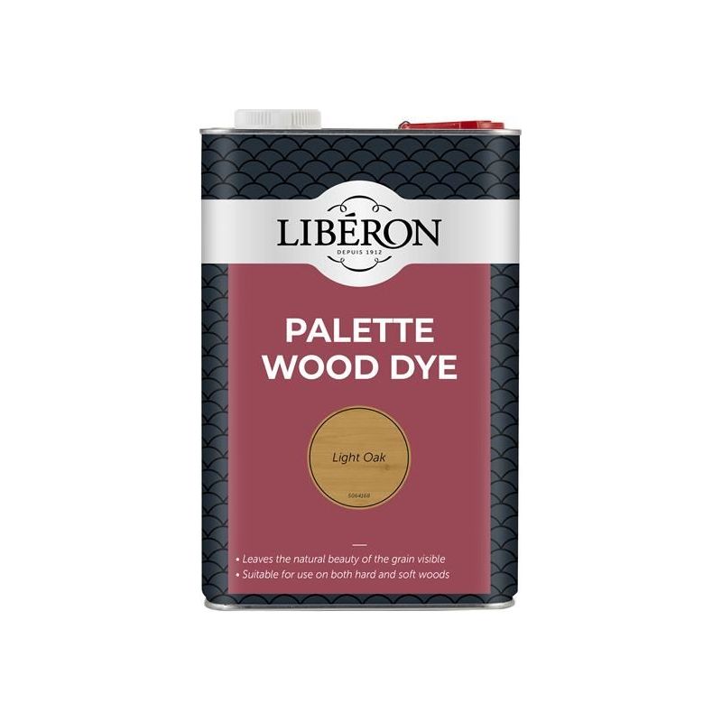 Liberon Palette Wood Dye Light Oak 5 litre Liberon - RockBottom Northampton