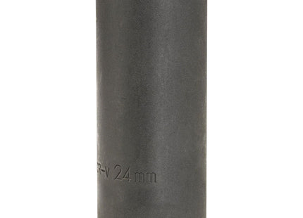 Draper Deep Impact Socket, 1/2" Sq. Dr., 24mm (Sold Loose) 59883 Draper - Town Tools 