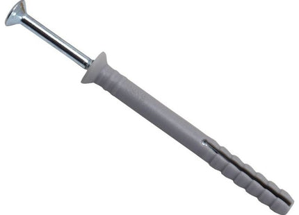 Masonmate® Nylon Hammer-In Fixing 6 x 60mm (100) MASONMATE® - RockBottom Northampton