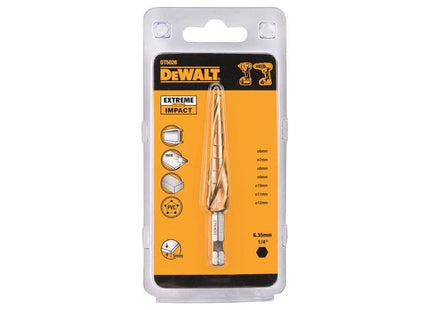 Dewalt Power Tools Extreme Step Drill Bit 6-12mm DeWALT Power Tools - RockBottom Northampton