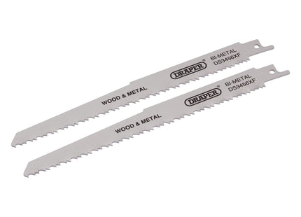 Draper Bi-metal Reciprocating Saw Blades for Multi-Purpose Cutting, 200mm, 6-12t Draper - Town Tools 