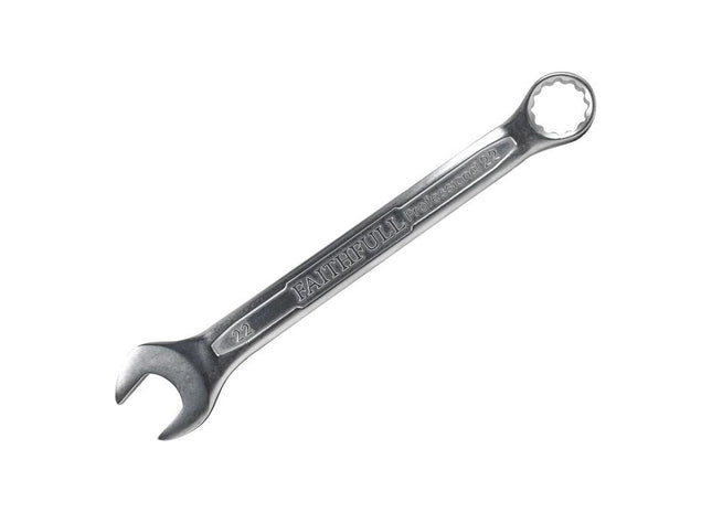 Faithfull Combination Spanner CV Satin Finish 22mm Faithfull - RockBottom Northampton