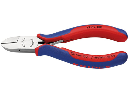 Draper Knipex 77 02 130 Bevelled Electronics Diagonal Cutters, 130mm 27724 Draper - Town Tools 