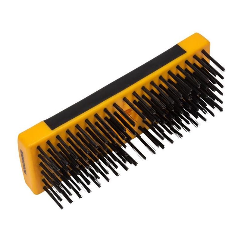 Roughneck Heavy-Duty Scrub Brush Soft Grip 200mm (8in) NO Handle Roughneck - RockBottom Nothampton