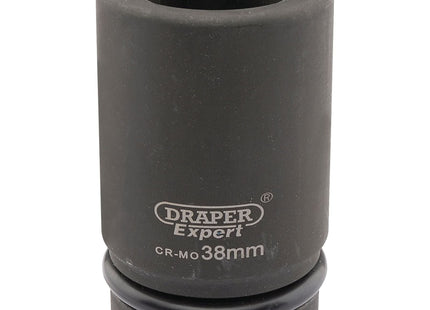 Draper Expert HI-TORQ 6 Point Deep Impact Socket, 1" Sq. Dr., 38mm Draper - Town Tools 