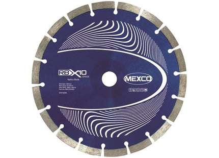 MEXCO RB X10 Radius / Curve Cutting Diamond Blade 230 x 22.23mm MEXCO - RockBottom Northampton