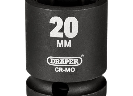 Draper Draper Hi-TORQ Impact Socket, 1/2" Sq. Dr., 20mm Draper - Town Tools