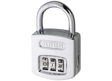 Abus Mechanical 160/50 50mm Steel Case Die-Cast Body Combination Padlock (4-Digit) Carded ABUS Mechanical - RockBottom Northampton 