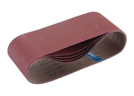 Draper Cloth Sanding Belt, 100 x 610mm, 180 Grit (Pack of 5) 09257 Draper - Town Tools 