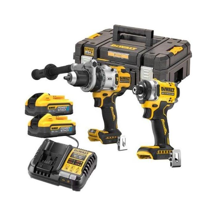 Dewalt DCK2200H2T POWERSTACK™ Twin Pack 18V 2 x 5.0Ah Li-ion Dewalt - RockBottom Northampton