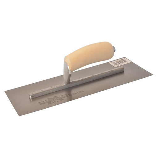 Marshalltown MXS13 Plasterer's Finishing Trowel Wooden Handle 13 x 5in Marshalltown - RockBottom Northampton