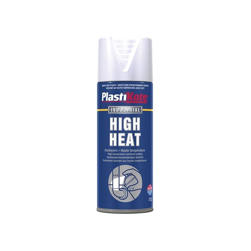 Plastikote High Heat Paint Black 400ml PlastiKote - RockBottom Nothampton