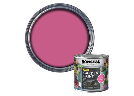 Ronseal Garden Paint Pink Jasmine 250ml Ronseal - RockBottom Nothampton