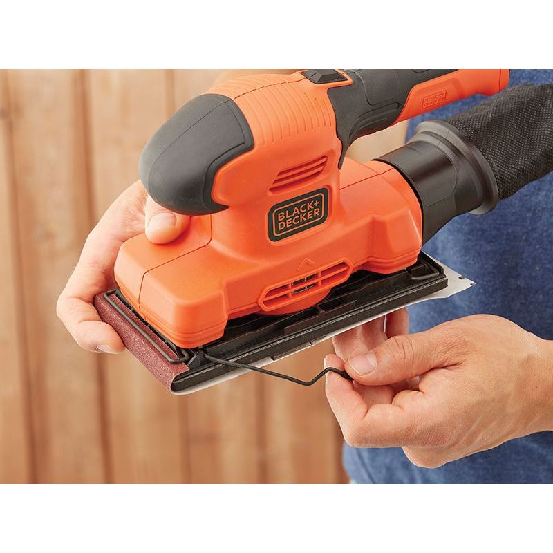 Black + Decker BEW220 Heritage 1/3 Sheet Sander 150W 240V BLACK + DECKER - RockBottom Northampton