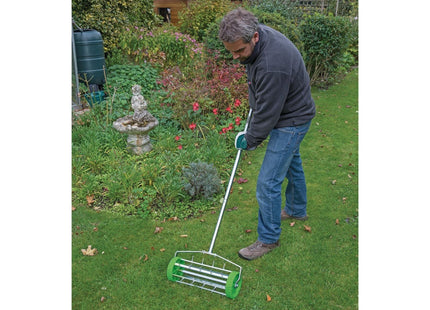 Draper Rolling Lawn Aerator Spiked Drum, 450mm 83983 Draper - Town Tools 