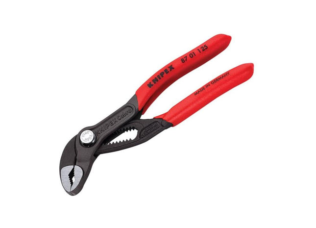 Knipex Cobra® Mini Water Pump Pliers PVC Grip 125mm Knipex - RockBottom Northampton
