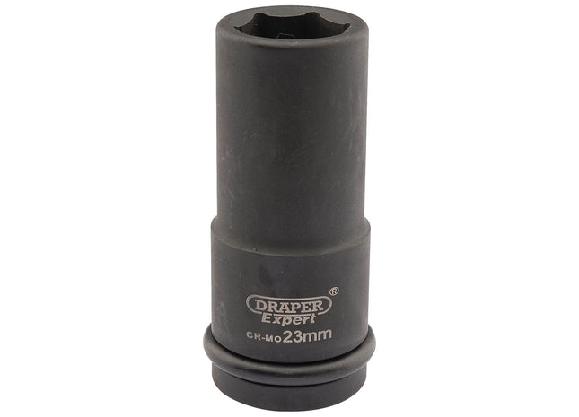 Draper Expert HI-TORQ 6 Point Deep Impact Socket, 3/4" Sq. Dr., 23mm Draper - Town Tools 