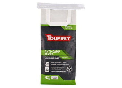 Toupret Anti-damp Render 6kg Toupret - RockBottom Northampton