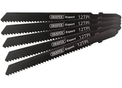 Draper DT119B Jigsaw Blade Set, 92mm (5 Piece) 81722 Draper - Town Tools 