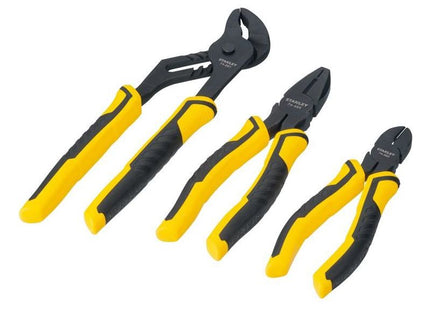 Stanley® Hand Tools ControlGrip™ Pliers Set, 3 Piece STANLEY® Hand Tools - RockBottom Nothampton