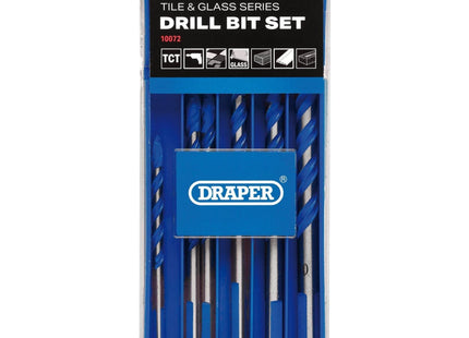 Draper TCT Tile and Glass Drill Bit Set (6 Piece) Draper - Town Tools