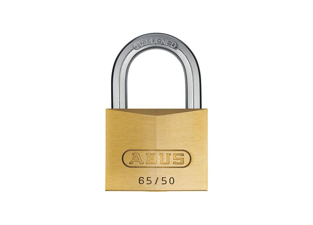 Abus Mechanical 65/50mm Brass Padlock Carded ABUS Mechanical - RockBottom Northampton 