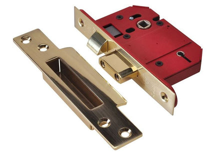 Union StrongBOLT 2200S BS 5 Lever Mortice Sashlock Satin Brass 68mm Box UNION - RockBottom Northampton