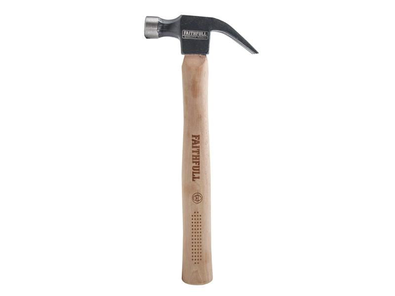 Faithfull FSC Hickory Claw Hammer 454g (16oz) Faithfull - RockBottom Northampton