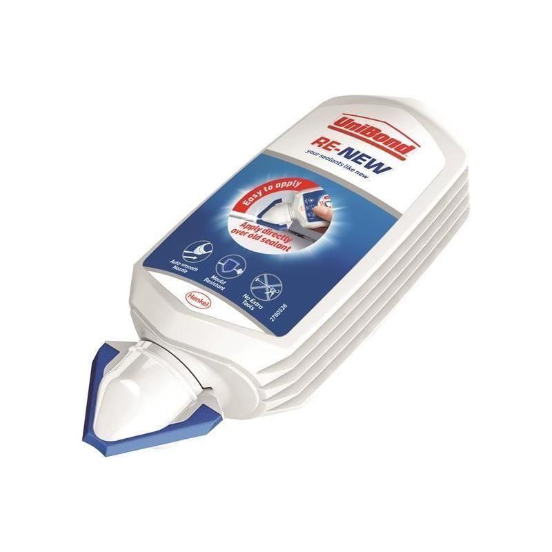 Unibond RE-NEW Silicone Sealant White 80ml UniBond - RockBottom Northampton