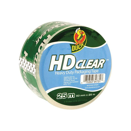 Shurtape Duck Tape® Packaging Heavy-Duty 50mm x 25m Clear Shurtape - RockBottom Nothampton