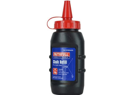 Faithfull Chalk Powder Red 113g Faithfull - RockBottom Northampton