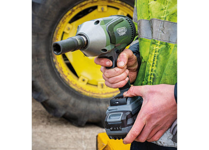 Draper XP20 20V Brushless Impact Wrench, 3/4" Sq. Dr., 1060Nm (Sold Bare) 79367 Draper - Town Tools 