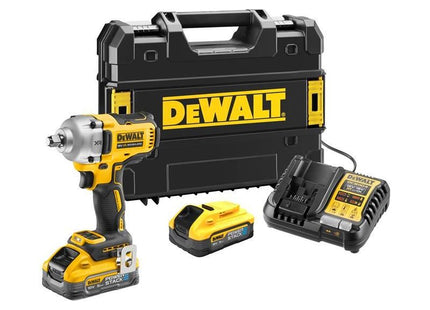 Dewalt Power Tools DCF891H2T XR BL 1/2in HR Anvil Impact Wrench 18V 2 x 5.0Ah POWERSTACK™ Li-ion DeWALT Power Tools - RockBottom Northampton