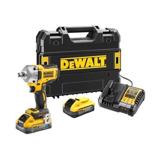 Dewalt Power Tools DCF891H2T XR BL 1/2in HR Anvil Impact Wrench 18V 2 x 5.0Ah POWERSTACK™ Li-ion DeWALT Power Tools - RockBottom Northampton