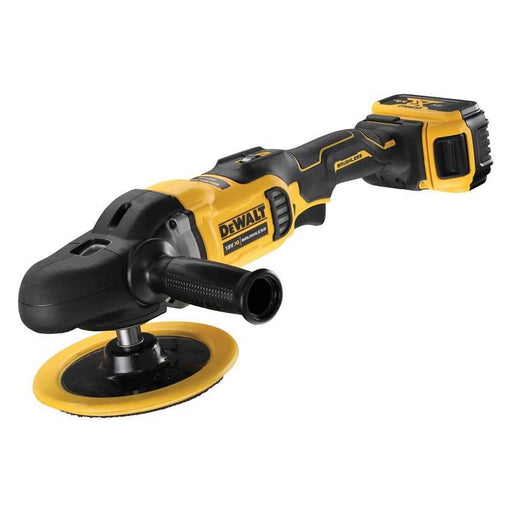 Dewalt Power Tools DCM849P2 XR Brushless Rotary Polisher 180mm 18V 2 x 5.0Ah Li-ion DeWALT Power Tools - RockBottom Northampton