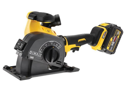 Dewalt Power Tools DCG200T2 XR FlexVolt Wall Chaser 125mm 54V 2 x 6.0Ah Li-ion DeWALT Power Tools - RockBottom Northampton